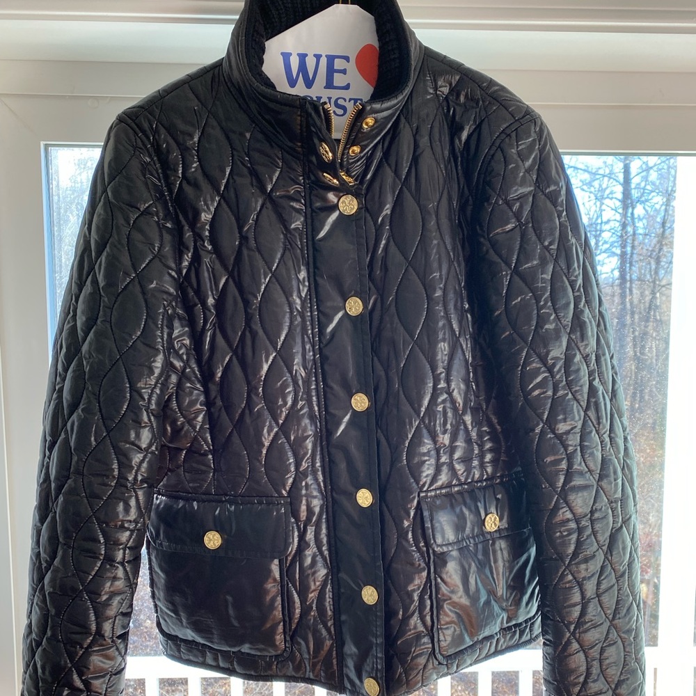 Tory Burch Black Puffer Jacket